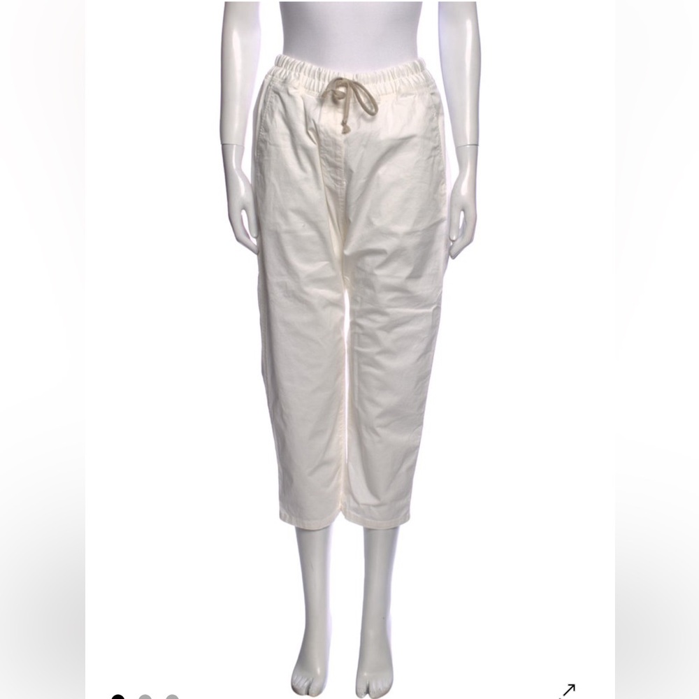 Nili Lotan Cream Straight Leg Pants